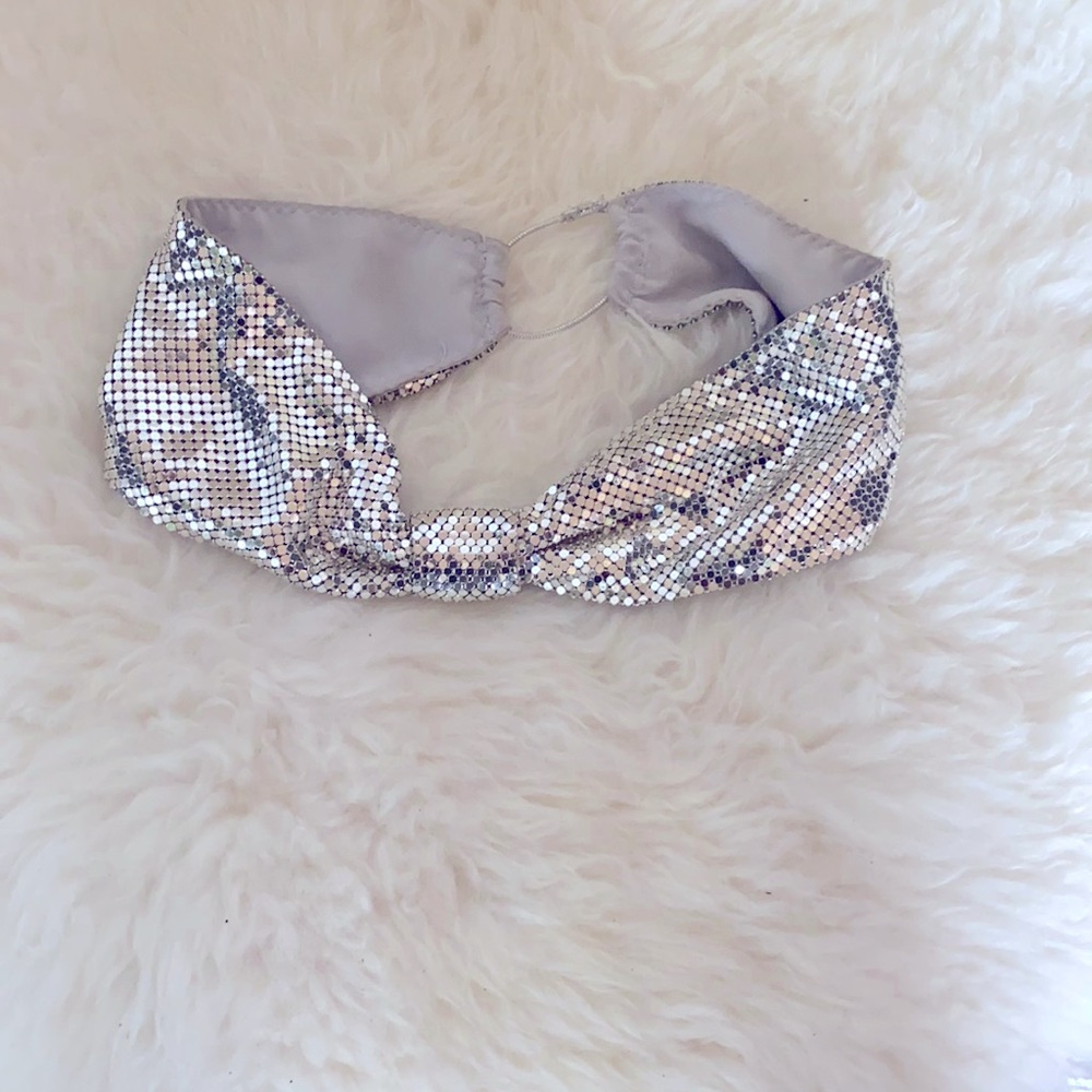 Metal mesh headband